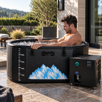 Cold Plunge Tub, 248 Gallon, 1 Horsepower, Heavy-Duty Ice Bath Tub for Athletes with Hot & Cold Settings