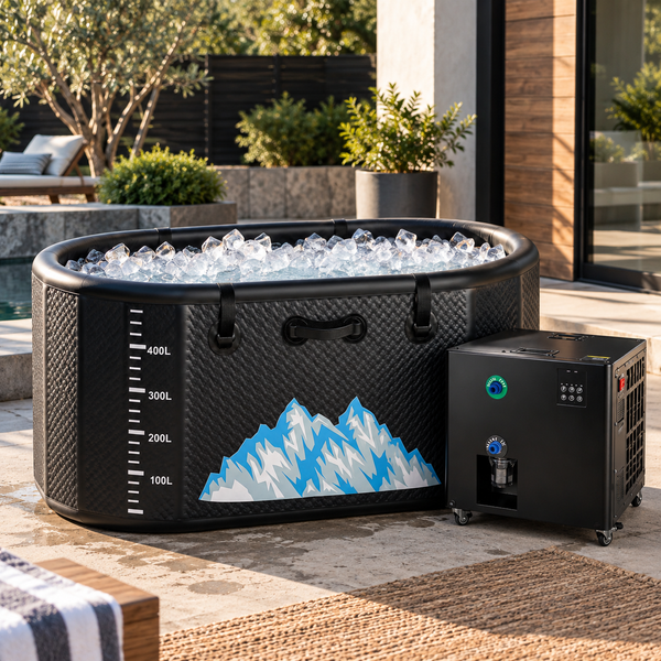 Cold Plunge Tub, 248 Gallon, 1 Horsepower, Heavy-Duty Ice Bath Tub for Athletes with Hot & Cold Settings