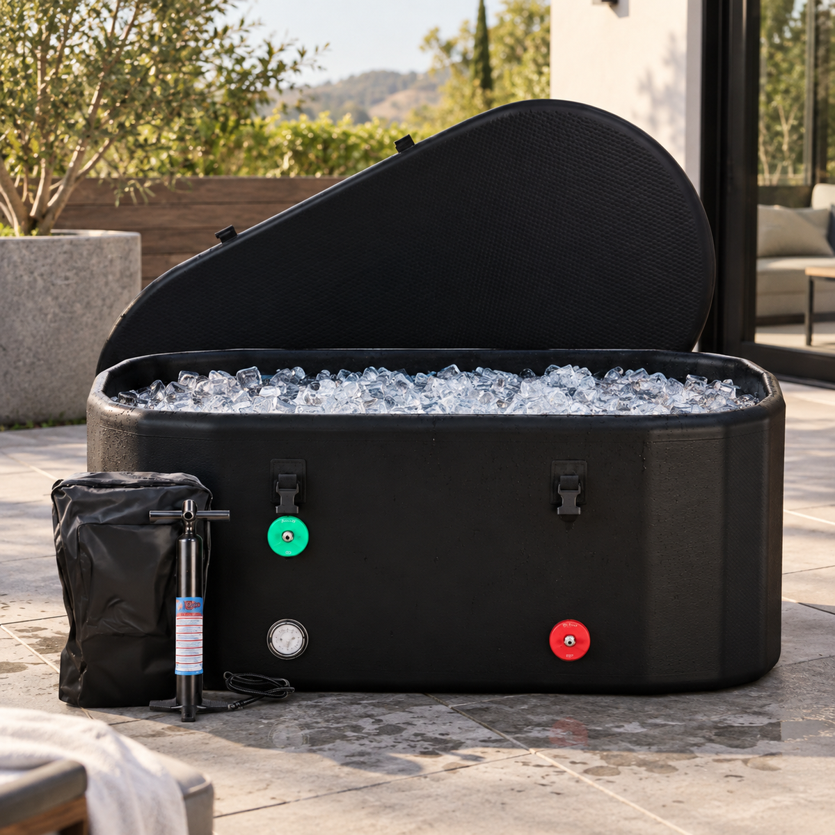 XXL Drop Stitch Ice Bath Tub for Recovery 216 Gal